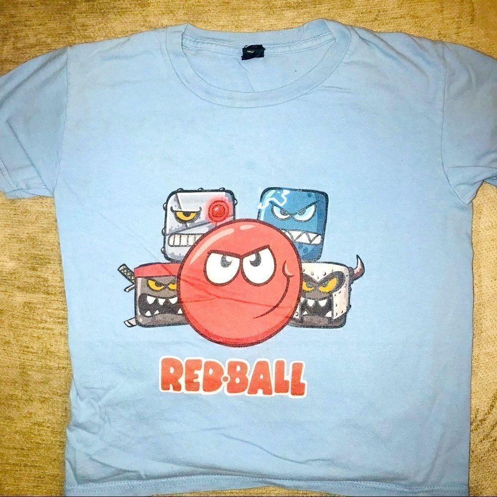 Boys red ball T-shirt size 7